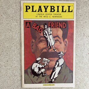 Playbill A Bad Friend David Harbour Jan Maxwell Larry Bryggman 2003 Crease Cover